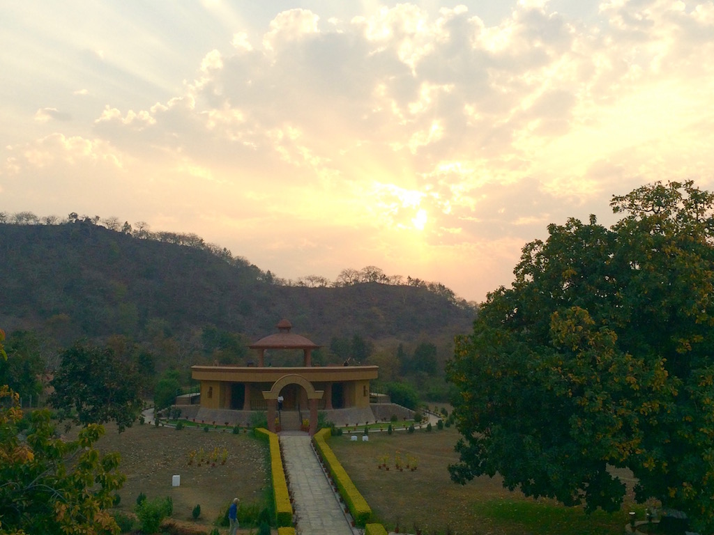 Sunrise Over the Shrine - Himalayan Institute
