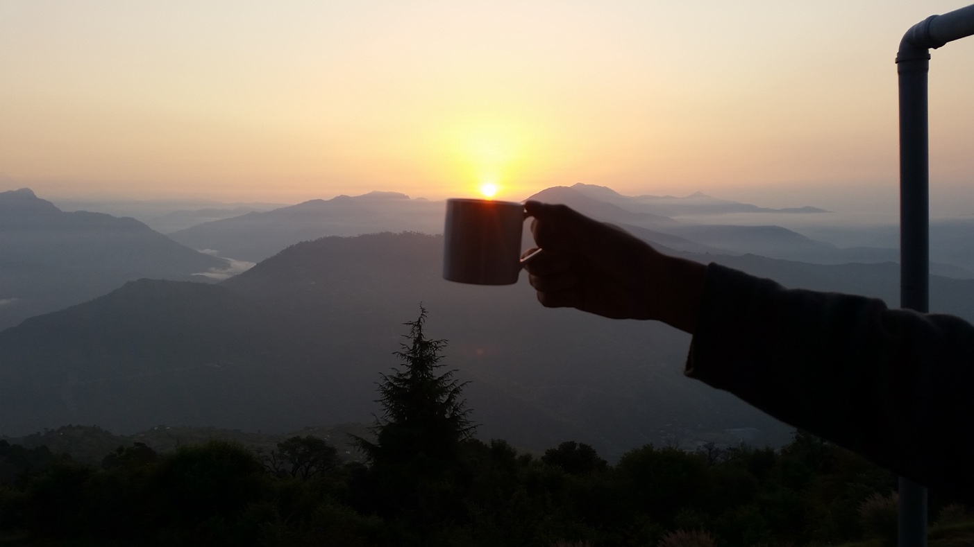 Sunrise in Sursingdhar - Himalayan Institute