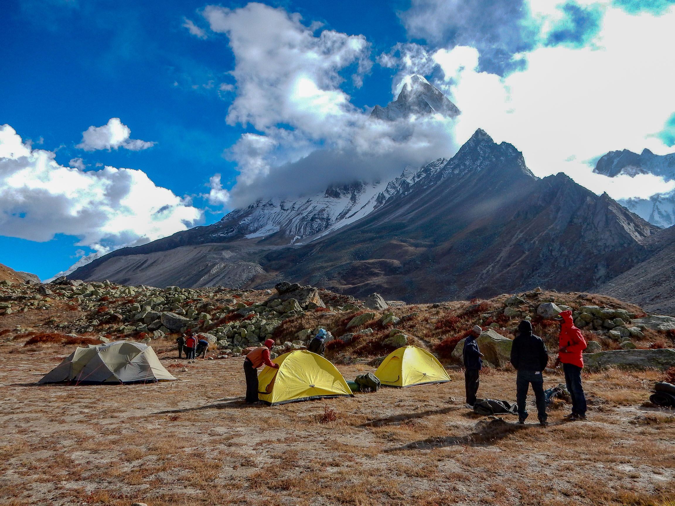 tapovan campsite - Himalayan Institute